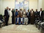 قاری مطرح بین المللی، خادم افتخاری حرم حضرت معصومه(س) شد