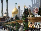 نصب نمادهاي عاشورايي در سطح مناطق هشتگانه شهر قم