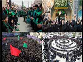 اجتماع بزرگ عزاداران حسینی در قم برگزار شد
