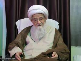 آیت الله العظمی صافی رای خود را به صندوق انداختند