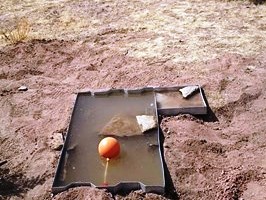 نصب آبشخور حیات وحش در منطقه شکار ممنوع حوض سلطان قم