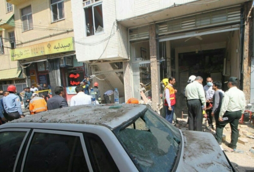 اسامی مصدومان حادثه  انفجار مسافرخانه ای  قم