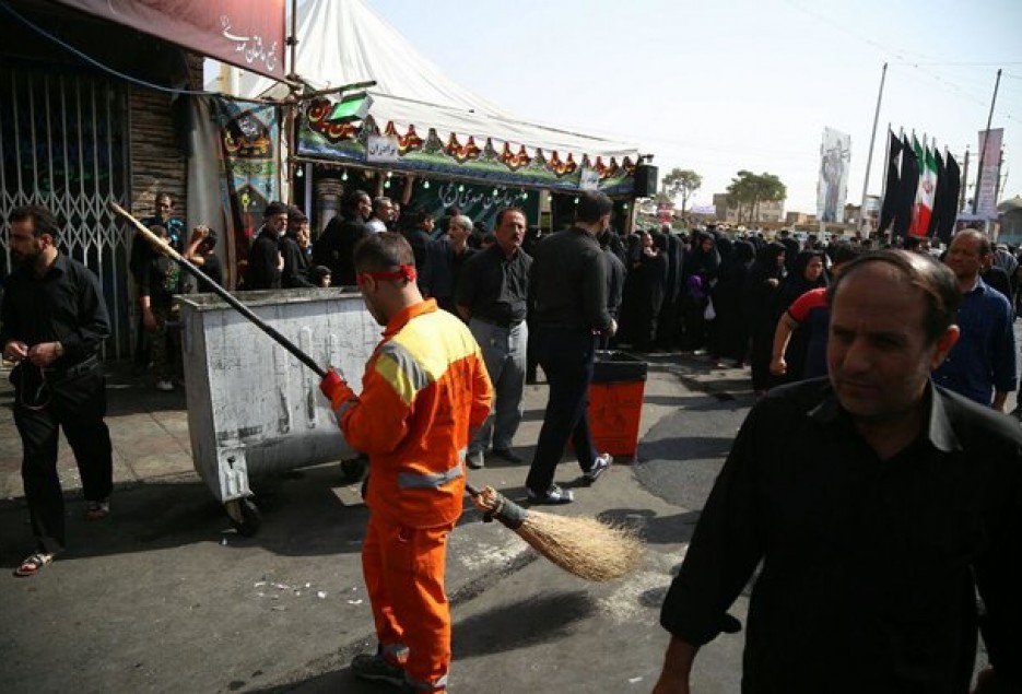 2200 پاکبان در تاسوعا و عاشورا شهر را تمیز نگه داشتند