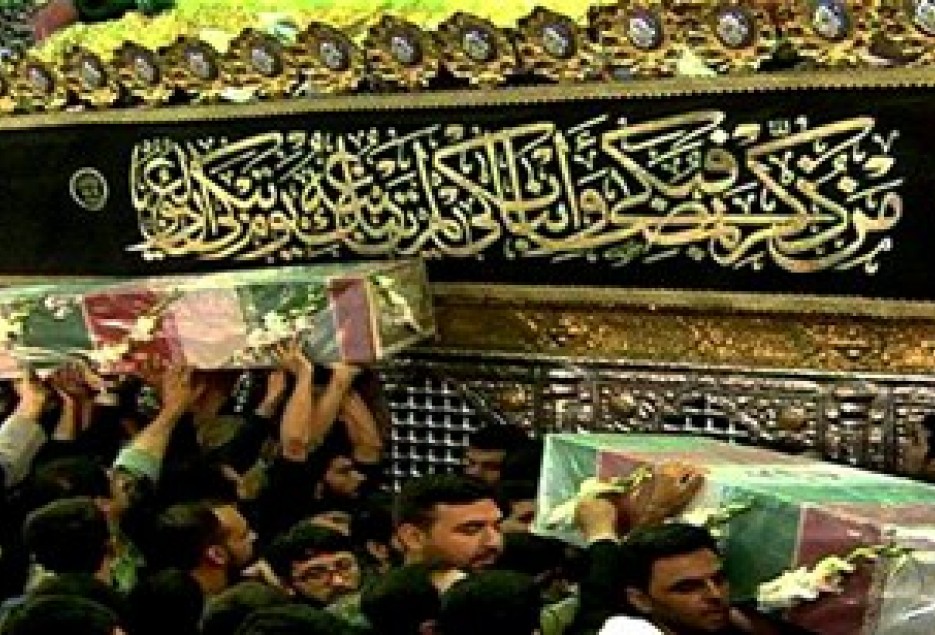 پيكر 8 شهيد دفاع مقدس در قم تشييع شد