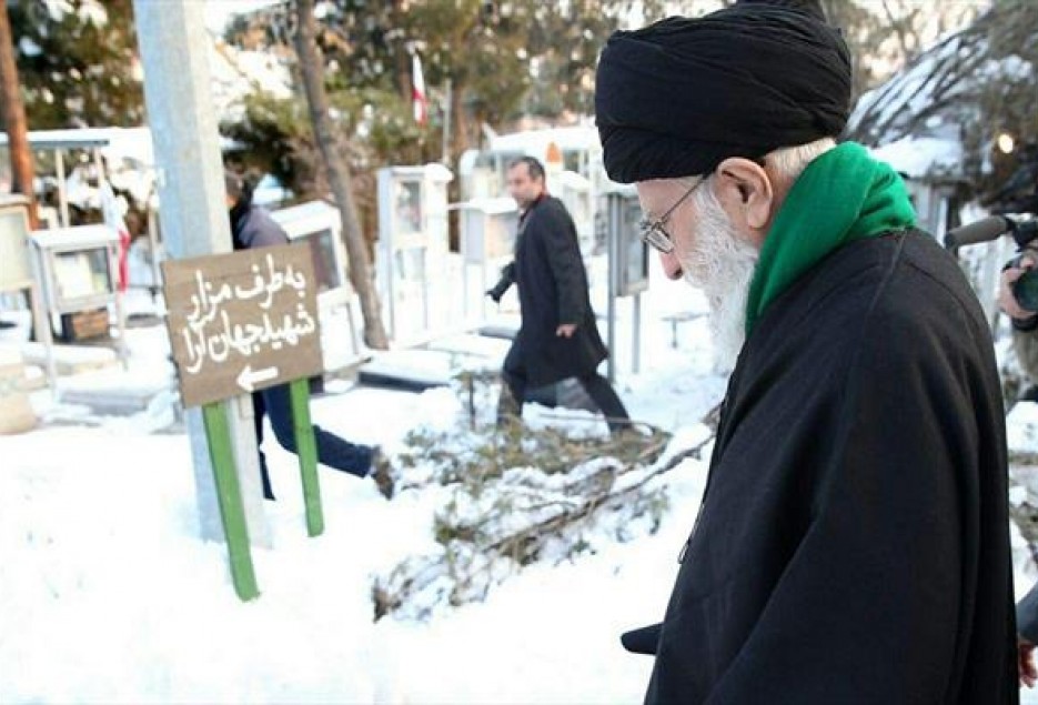 حضور ولی امر مسلمین جهان در مرقد امام راحل و گلزار شهدای بهشت زهرا