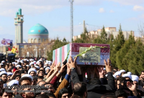 گزارش تصویری: تشییع شهدای گمنام در قم، عکس از محمد رفیعی موحد