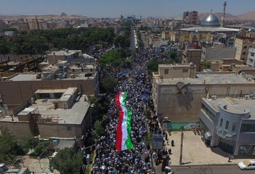 گزارش تصویری: راهپیمایی روز جهانی قدس در قم