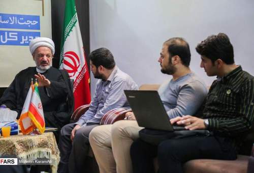 نشست خبری دبیرکل حزب الله الغالبون عراق در قم