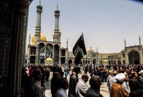 قم در سالروز شهادت امام جوادالائمه(ع) به سوگ نشست