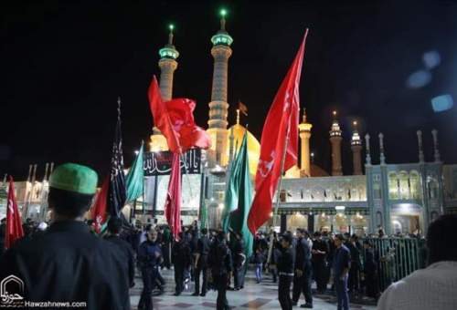 احیای قرآنی شب عاشورا در قم