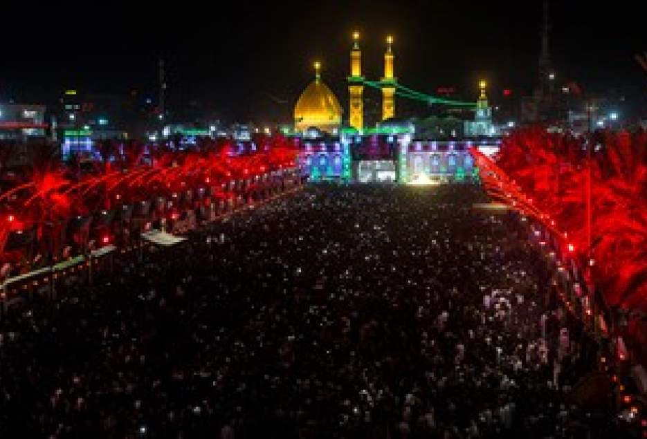 استقرار خادمان افتخار قمی در حرم امام حسین(ع)