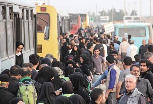 1040 اتوبوس و مینی بوس از قم، زائران اربعین را جابجا کردند