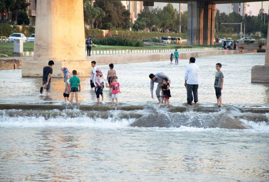 جاری شدن آب در قمرود باعث کاهش مصرف برق شده است