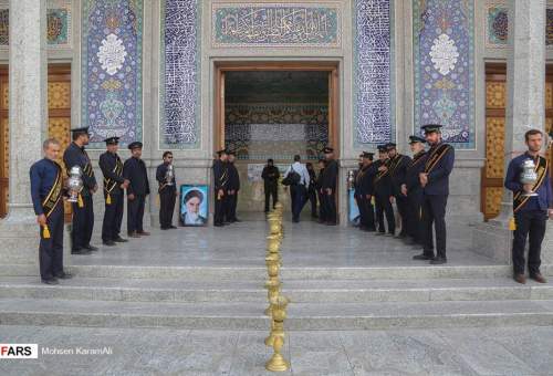 عزاداری خادمان کریمه اهل بیت(س) در سالروز شهادت امام جواد (ع)