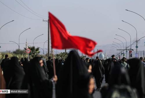 راهپیمایی جاماندگان اربعین در شهر مقدس قم