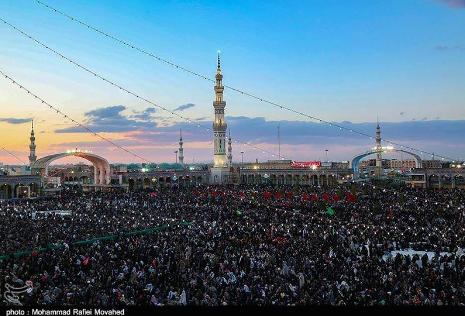 مسجد مقدس جمکران میزبان زائران رضوی است