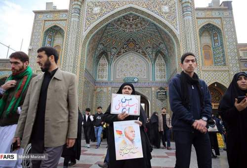 راهپیمایی مردم قم در پی شهادت«سردارسلیمانی»