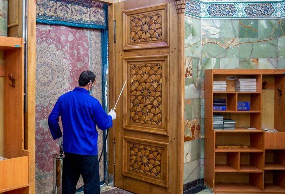 تمهیدات بهداشتی در ۱۰۰ بقعه متبرک قم اجرا شد