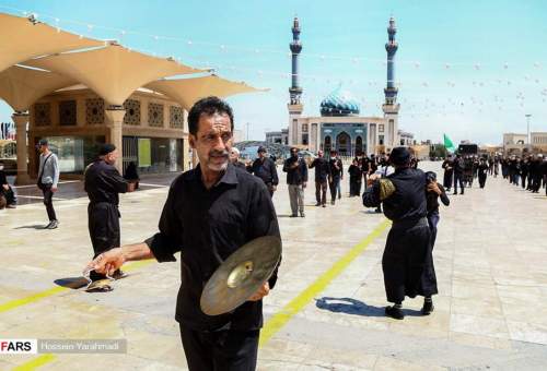 عزاداری شهادت امام محمد باقر(ع) در قم