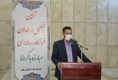 تلاش عکاسان خبری قم برای ثبت فداکاری کادردرمان وجهادگران ستودنیست