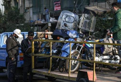 جمع‌آوری موتورسیکلت‌ها از هسته مرکزی شهر