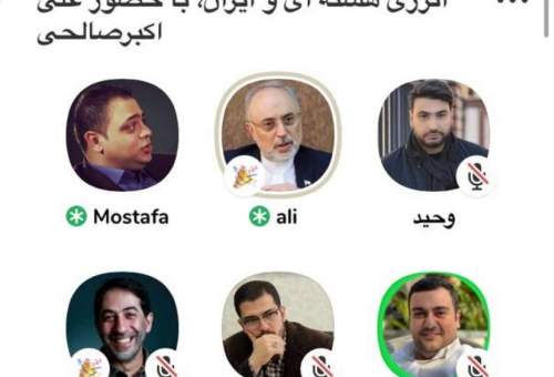 ادامه حضور مقامات ایرانی کلاب هاوس / رییس سازمان انرژی اتمی به سوالات پاسخ داد