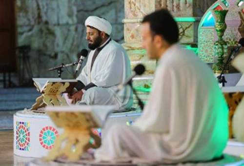 ترتیل خوانی قرآن کریم در مسجد جمکران