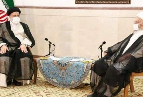 رئیس‌جمهور منتخب با آیت‌الله مکارم شیرازی دیدار کرد