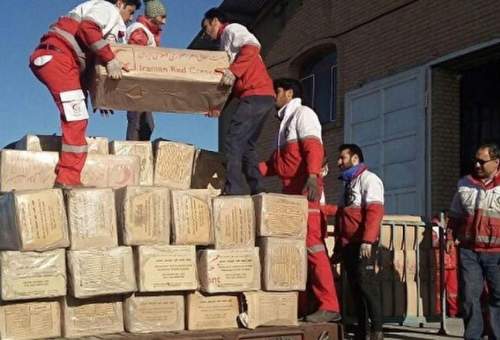 ۱۴ میلیارد ریال کمک هلال احمر قم به زلزله‌زدگان هرمزگان ارسال شد