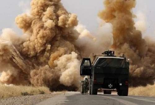 عملیات‌های همزمان در عراق؛حمله پهپادی به«عین الاسد» و انفجار کاروان آمریکایی