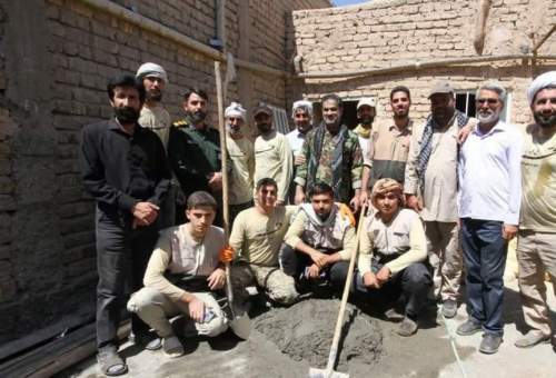 احداث و ترمیم مسجد و خانه برای افراد محروم شهرستان جعفرآباد قم در حال اجرا است