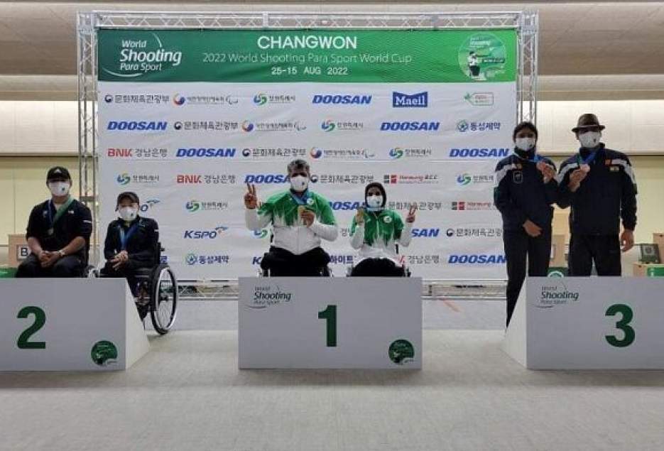 Iran wins air pistol mixed gold in WSPS