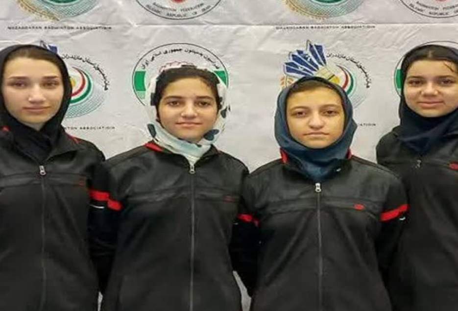 دختران قم روی سکوی سوم بدمینتون ایران ایستادند