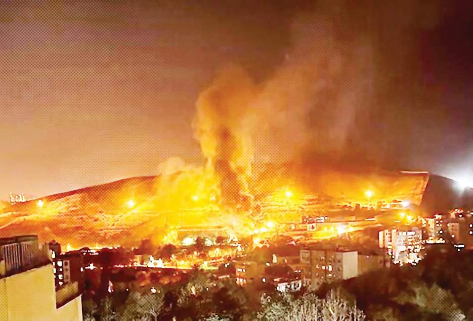 شب آتـش و دود، گزارش روزنامه هم میهن از آتش سوزی زندان اوین