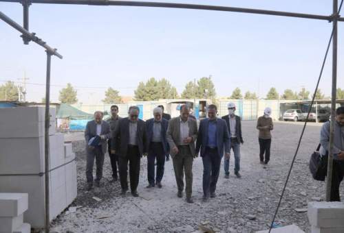 Qom City Council members visit construction projects