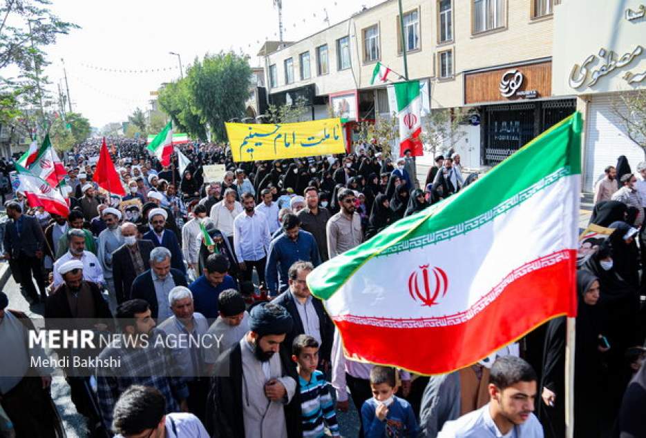 مسیر راهپیمایی ۱۳ آبان در قم مشخص شد