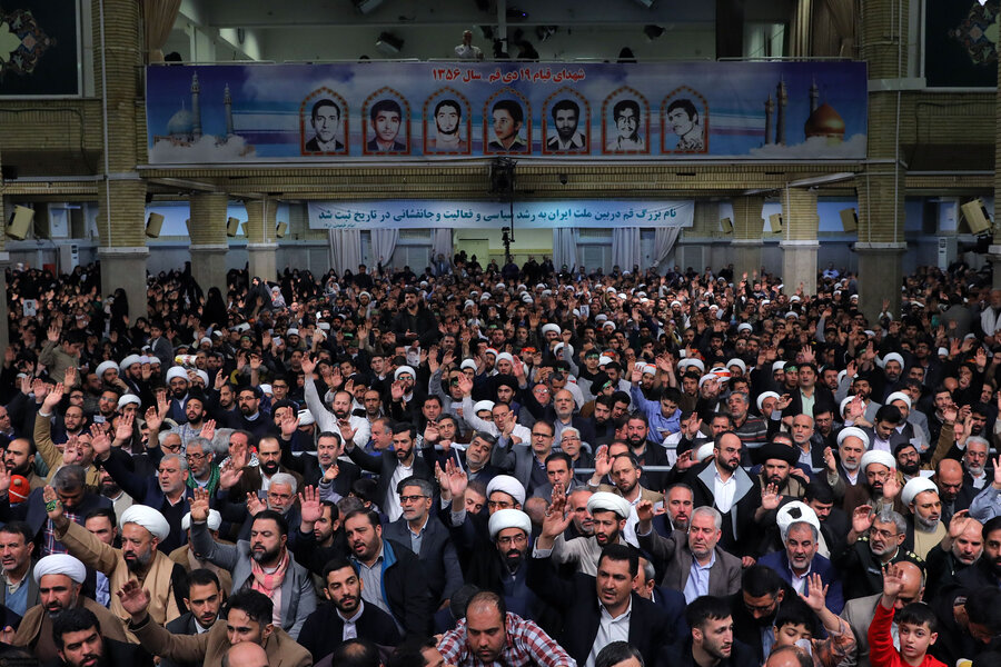 امیر حسامی نژاد، فخرالدین یوسف پور در دیدار رهبر معظم انقلاب اسلامی