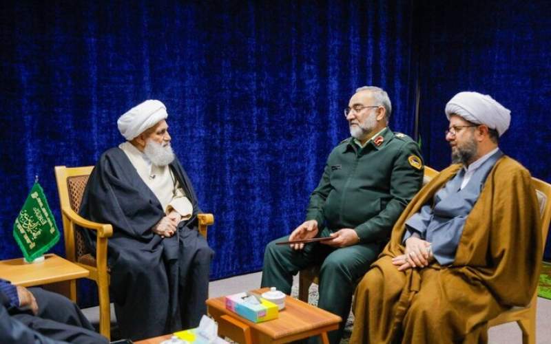 آیت الله کریمی جهرمی و سردار محمدرضا میرحیدری
