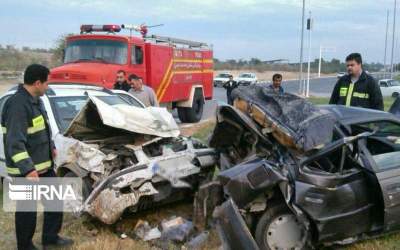 تصادفات جاده ای در محورهای مواصلاتی استان قم