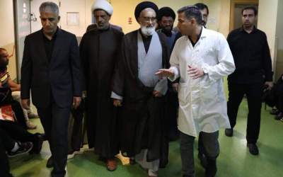 عیادت امام جمعه و استاندار از مجروحان تجاوز صهیونیستی در قم