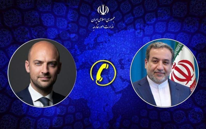Foreign Minister Abbas Araqchi (right) and his French counterpart, Jean-Noel Barrot, held a telephone conversation on Friday.