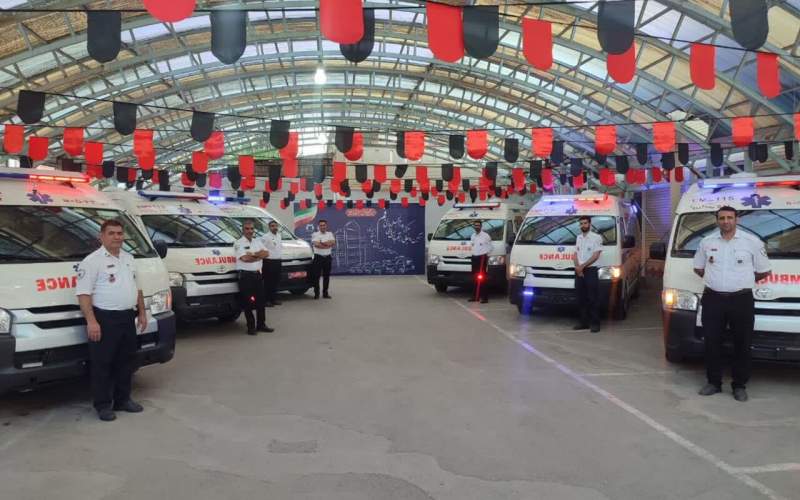 تحول در اورژانس قم با ورود ۶ آمبولانس‌ جدید