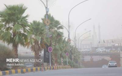 شاخص کیفیت هوای قم در وضعیت ناسالم برای گروه‌های حساس است