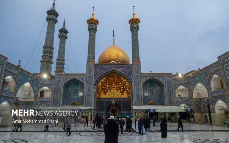 بارش باران پاییزی در قم