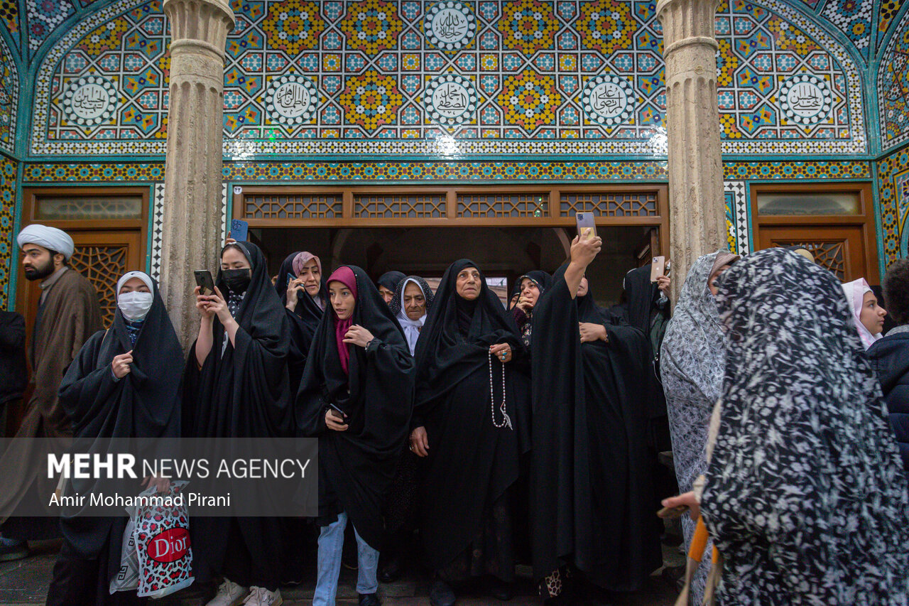 بارش باران پاییزی در قم