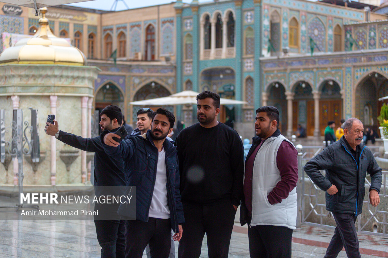 بارش باران پاییزی در قم