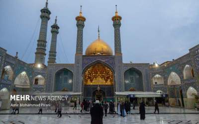 بارش باران پاییزی در قم